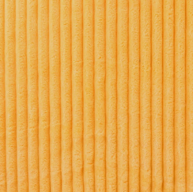 Kuschelfleece Rippstruktur Senf