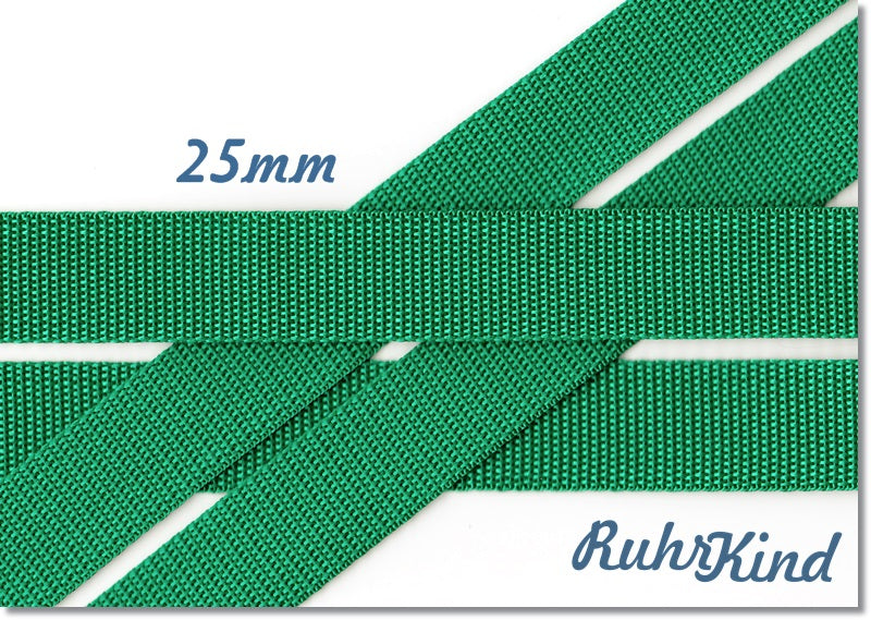 Gurtband Grün 25mm