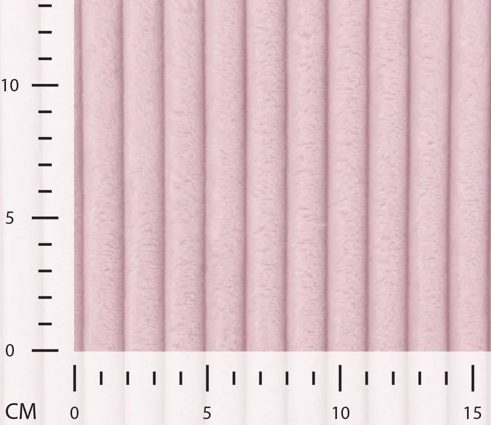 Kuschelfleece Rippstruktur Rosa