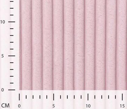 Kuschelfleece Rippstruktur Rosa