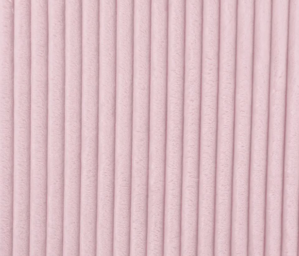 Kuschelfleece Rippstruktur Rosa