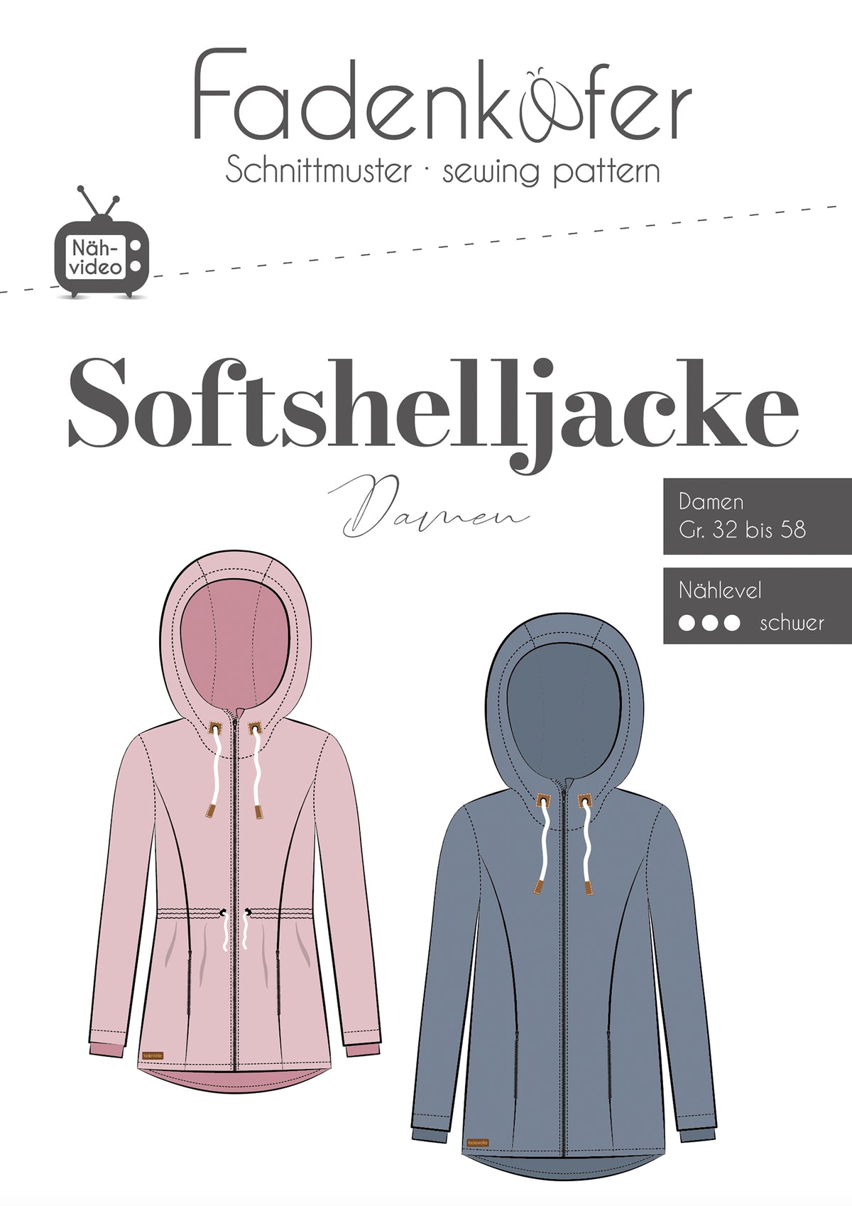 Schnittmuster Fadenkäfer Softshelljacke Damen