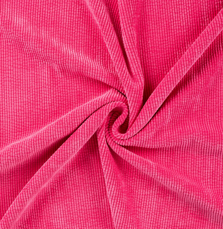 Cord Fuchsia leicht elastisch
