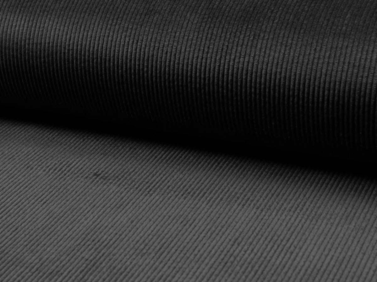Cord Schwarz leicht elastisch