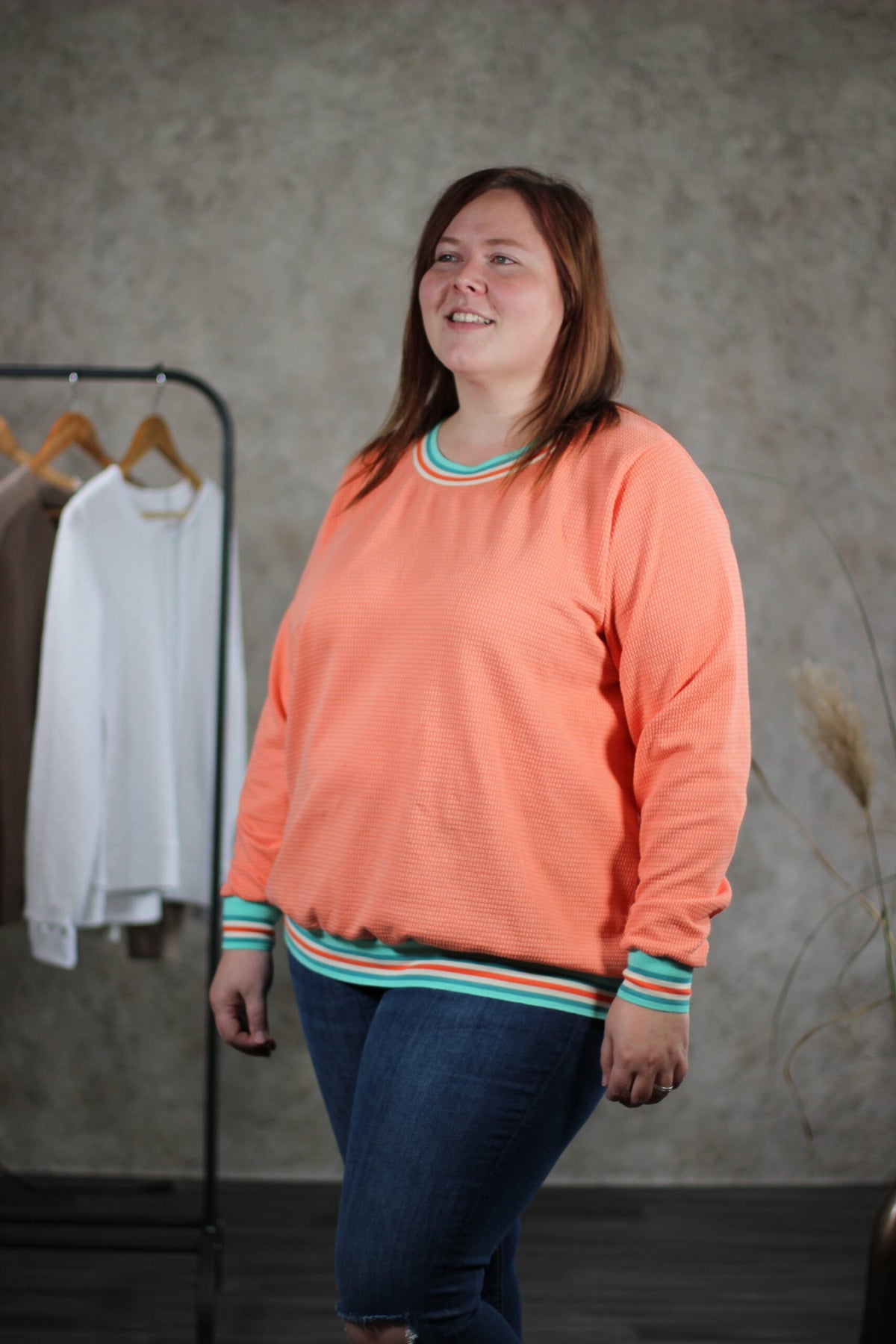 Schnittmuster Fadenkäfer Basic Pullover Damen