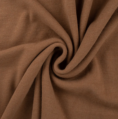 Butterweicher Feinstrick Jersey Caramel