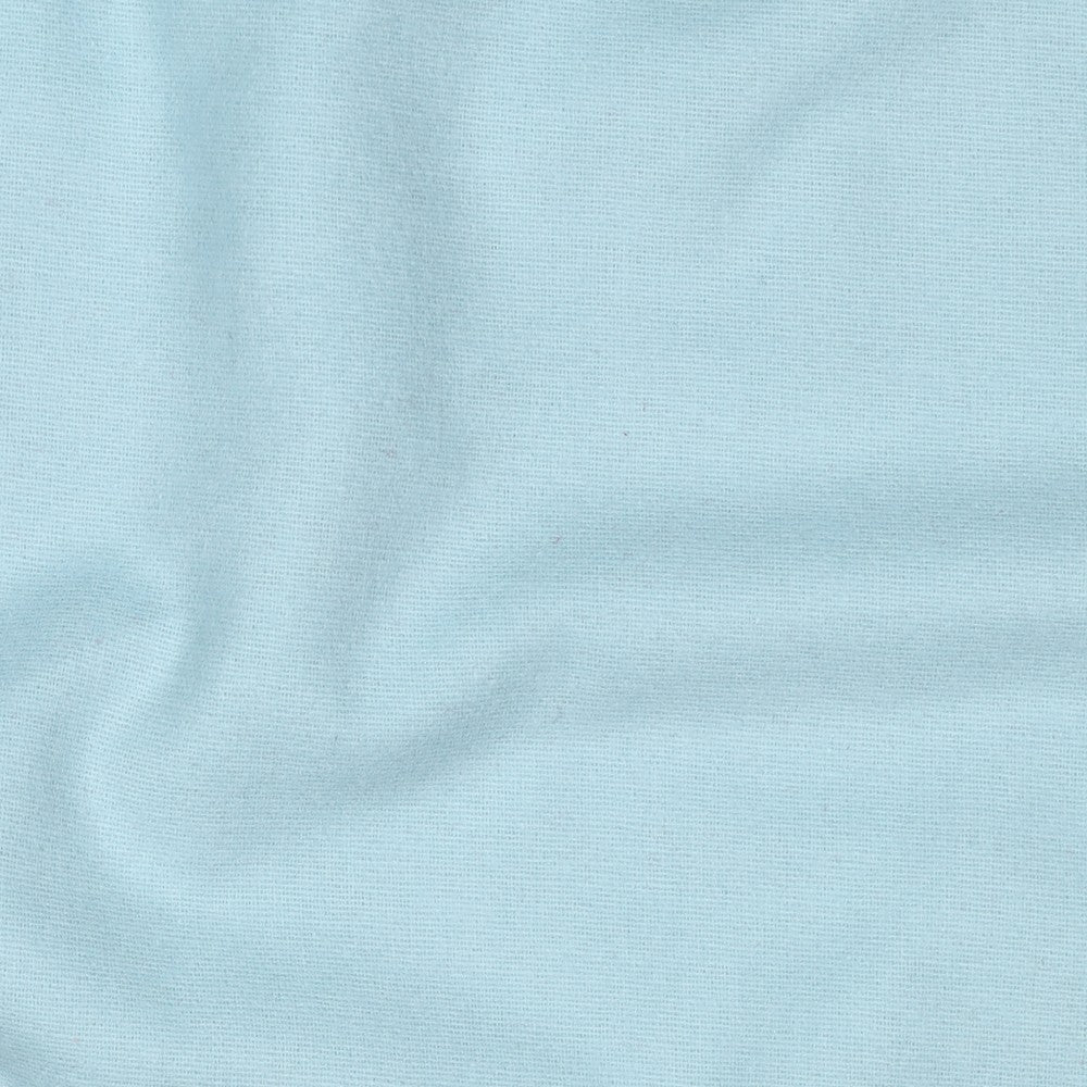 Flanell Uni Hellblau