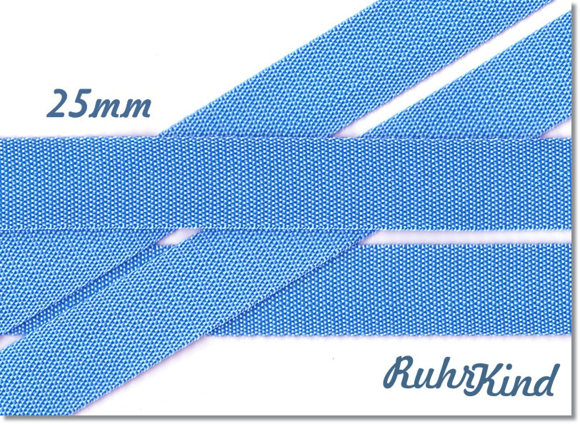 Gurtband Hellblau 25mm