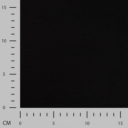 Detailaufnahme von schwarzem Musselin in 160cm Überbrei