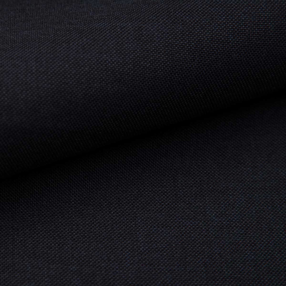 Canvas Schwarz (Nr. 023) / uni melierter Outdoorstoff mit Imprägnierung